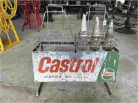 CASTROL MOTOR OIL 12 BOTTLE RACK INCLUDES