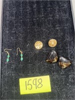 (3) pairs of earrings