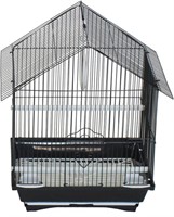 YML A1114MBLK House Top Style Small Parakeet Cage