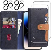 $5  iPhone 14 Pro Max Wallet Case  Blue  6.7 inch