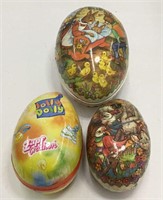 3 Paper Mache Easter Egg