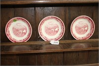 "Fox Hunting Full Cry" Currier & Ives Print Bowls