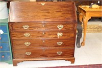 Nice Drop Front Writing Desk w/4 Drawers