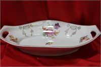 A Two Handle German Porcelain Bowl