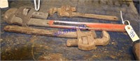 3 Vintage Pipe Wrenches - 14" to 24"