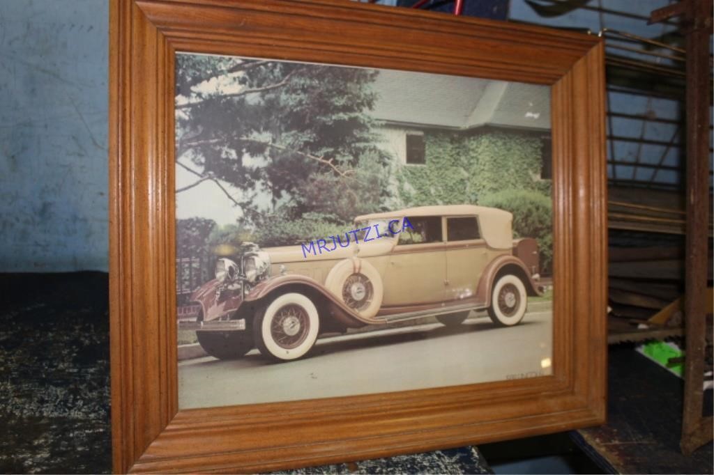 Custom Framed Picture - "1939 Lincoln"