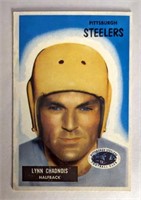 1955 Bowman Lynn Chadnois Steelers Card #54