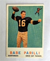 1959 Topps Babe Parilli Packers Card #107