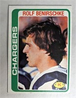 1978 Topps Rolf Benirschke RC Rookie Card #122
