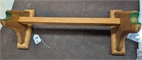 Oak Wood Rifle Rack
