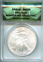 2012 Silver Eagle ANACS MS-69