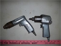 3/8" Drive Air Impact Wrench & Air Drill