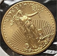 2013 $5 American Eagle Gold Bullion Coin, 1/10 oz