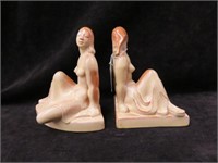 PAIR OF FRANKOMA NUDE BOOKENDS 6"T