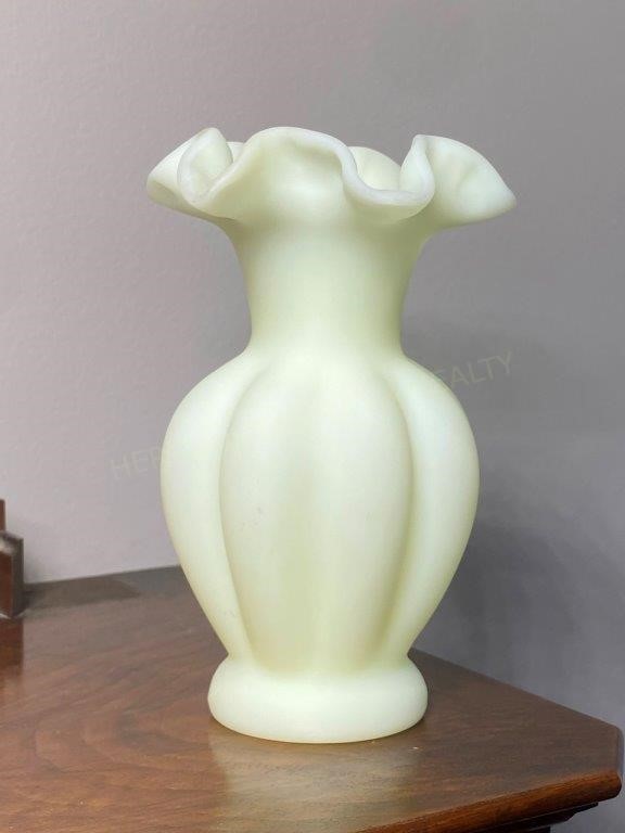 Fenton Ruffled Vase