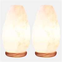 WBM White Salt Lamp Night Light Electric Cord