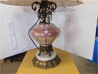 LAMP WITH SHADE  30.75"H