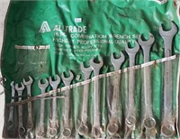 Alltrade Wrench Set in Roll Up Storage Bag