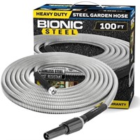 Bionic Steel Metal Garden Hose 100ft, Rust Proof 3