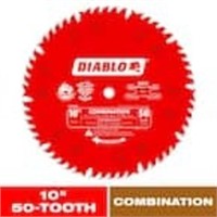 10in. X 50-tooth Combination Saw Blade For Wood