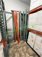 Assorted Unassembled Storage Rack Parts