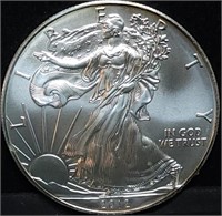 2012 1oz Silver Eagle Gem BU