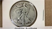 1944 standing liberty silver, half dollar silver