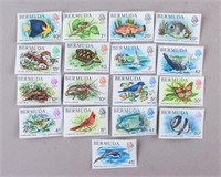 1978 Bermuda Wildlife Stamps 17pc