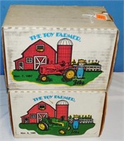 Lot of 2 Toy Farmer MH 44 & JD 630 LP, 1987 & 1988