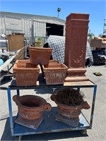 Terra Cotta Style Planters Assorted & Pillar