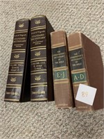 Two standard dictionaries and two bible