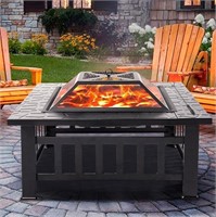 E7780  uhomepro Fire Pit, 32" Outdoor
