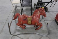CHILDS ROCKING HORSE - MISSING SPRINGS
