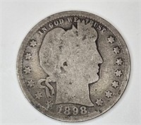 1898 Barber Quarter