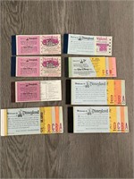 Vintage Disneyland Admission Ticket Booklets