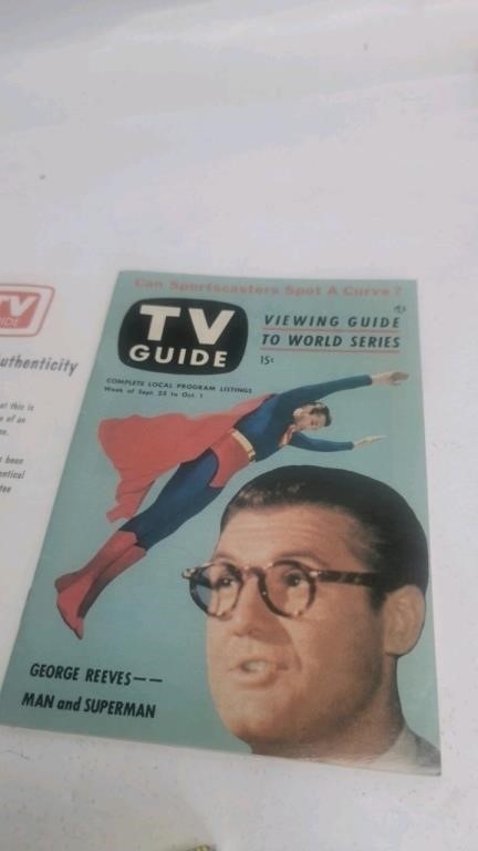 TV Guide 1953 Superman Book
