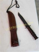 Case XX USMC Knife with Sheath