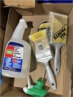 (2) 3" Paint Brushes & Cleaner w/ Bleach