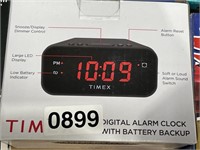 TIMEX ALARM CLOCK RETAIL $20