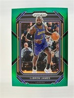 Lebron James 2022-23 Panini Prizm Green Prizm #134