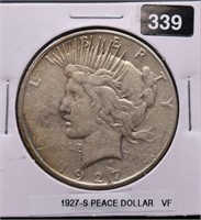 1927-S U.S. Peace Silver Dollar