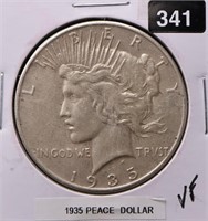 1935 U.S. Silver Peace Dollar