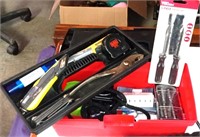 Keter Tool Box Filled with Various Tools