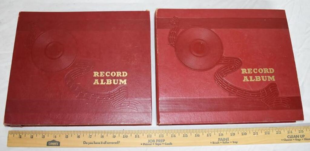 LOT - 78 RPM RECORD ALBUMS