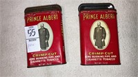 Old Prince Albert tobacco tins