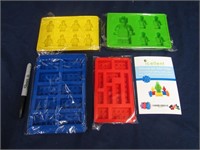 Icellent Silicone"Lego" Ice Cube Trays Appears New