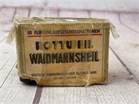 Vintage Ammo Rottweil Waidmannsheil