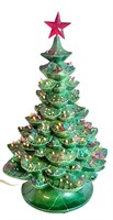 1970s Green Ceramic Christmas Tree