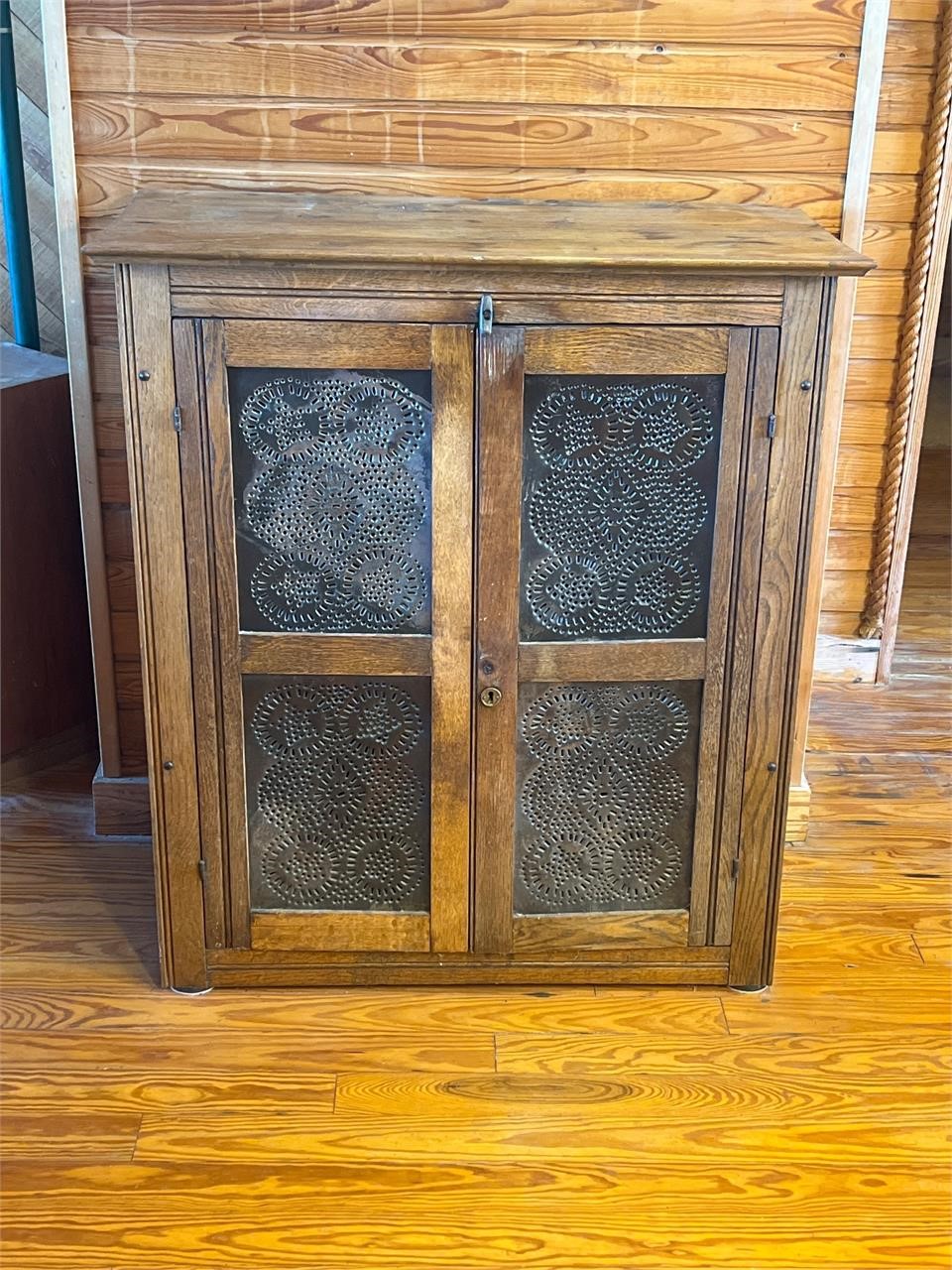 Antique pie safe cupboard