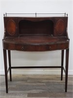 Weiman leather top mahogany writing desk